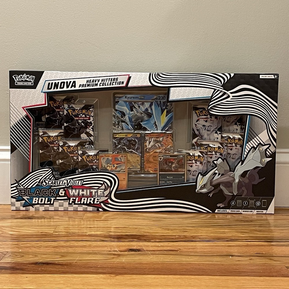 Pokemon TCG Unova Heavy Hitters Premium Collection 1-Pack Costco 12 Packs Sealed
